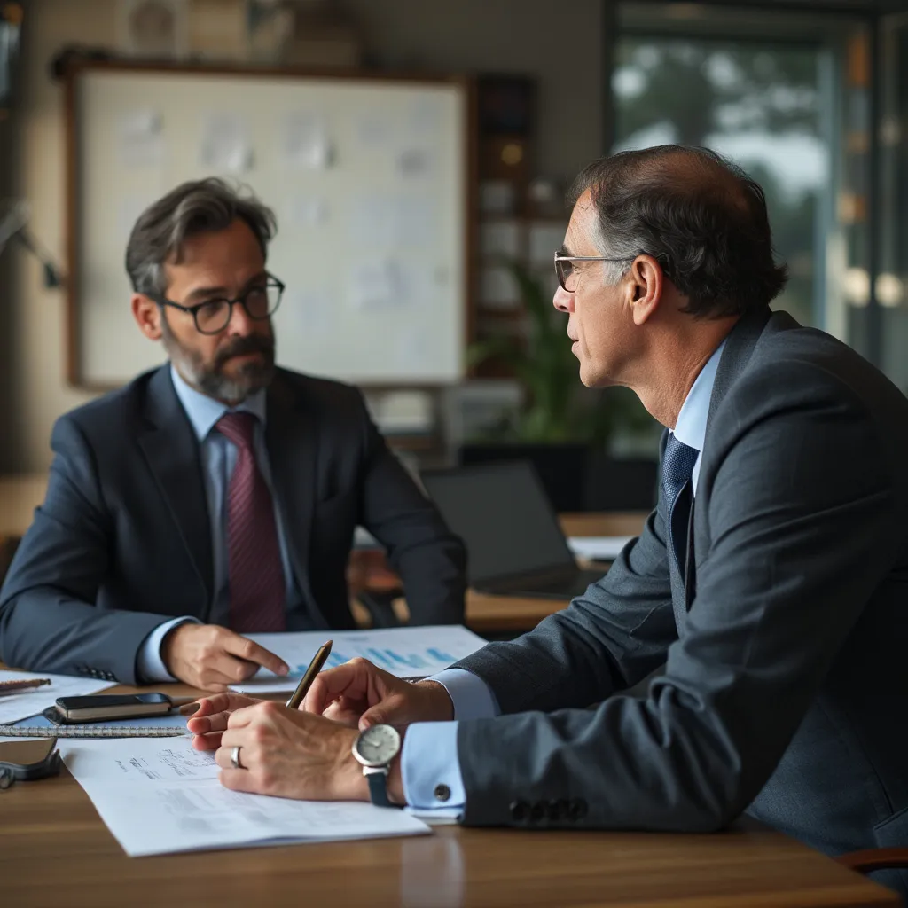Sesión de formación empresarial con tecnología